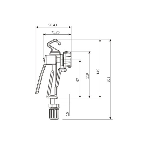 KAG deionized water spray gun